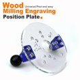 thumbnail image 3 of Router Plate Clear Base Plate Easy Installation Router Base with Double Handles Router Fixed Base Guide, 3 of 8