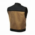 thumbnail image 2 of Daniel Smart Men’s Motorcycle Mesh Vest Low side Biker & Breathable Riding Gear Summer Vest with Zipper Closure, 2 of 4