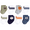 Sports, variant on Hudson Baby Terry Socks, 8-Pack, Newborn-12 Months