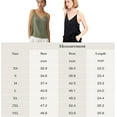 thumbnail image 7 of NeedBo Womens Silk Satin Tank Tops V Neck Camisole Sleeveless Blouses Basic Tank Shirt, Black M, 7 of 7