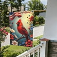 thumbnail image 5 of Welcome Patriotic Cardinal Garden Flag 12x18 Inch Double Sided Summer Floral Bird Yard Flag Outdoor Decor, 5 of 8