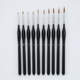 thumbnail image 1 of 10 gancho pluma dibujo dibujo dibujo borde traje triángulo varilla nailon pintura pluma detalle arte pintura al óleo dibujo pincel, 1 of 5