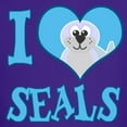 thumbnail image 3 of CafePress - I Love (Heart) Seals Kids Dark T Shirt - Dark T-Shirt Kids XS-XL, 3 of 4