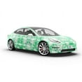 thumbnail image 6 of Rwraps Glass Tile Emerald Gloss Vinyl Film Wrap 59in x 12ft Vinyl Vehicle Car Film Sheet Roll, 6 of 9