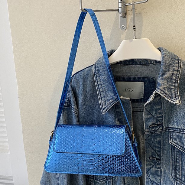 Bolsa De Hombro Bolso de hombro compuesto transpirable Hebilla de succión de PU Alligator Lady Ocio diario Tmvgtek Para Estrenar