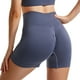 thumbnail image 2 of Pantalones cortos de fitness de cintura alta para mujer - Pantalones cortos de yoga y running elásticos en 4 direcciones y opacos - S-L, 2 of 4