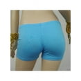 thumbnail image 2 of Women Seamless Plain Solid Tight Athletic Shorts Yoga Exercise Sports Leggings, 2 of 2