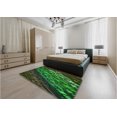 thumbnail image 5 of Ahgly Company Machine Washable Indoor Round Transitional Midnight Gray Area Rugs, 6' Round, 5 of 7