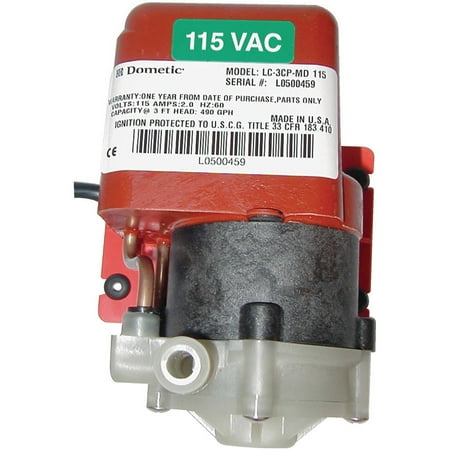 March LC-3CP-MD Liquid-Cooled (Submersible) Drive Pump for Marine Air Conditioners and Fountains 115-Volt