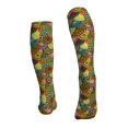 thumbnail image 4 of Compression Socks for Women and Men - Colorful Circle Compression Socks Circulation for Workout, 4 of 8
