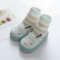 thumbnail image 2 of Gubotare Sock Shoes for Baby Boy Baby Sock Shoes Baby Walking Shoes Infant Non-Slip Breathable Slippers with Soft Rubber Sole,Blue 18-24 Months, 2 of 4