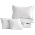 thumbnail image 7 of Blythease Oversized King Bedspread, Modern & Contemporary Look, Lightweight Bedding Cover, Reversible, 5 Piece Set, Pure White, 7 of 7