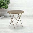 thumbnail image 2 of Flash Furniture Oia Commercial Grade 30" Round Gold Indoor-Outdoor Steel Folding Patio Table, 2 of 3