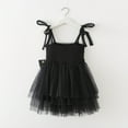 thumbnail image 4 of TAIAOJING Toddler Girls Sleeveless Tulle Bowknot Suspenders Princess Dress Clothes, 4 of 7