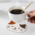 thumbnail image 1 of Feltree Cute PVC Non-slip Mat Bowl Mat Tea Heat Insulation Mat Placemat Heat-insulating Mat Table Mat High Temperature Mat Absorbent Mat, 1 of 7