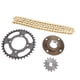 thumbnail image 1 of JUEGO DE HORQUILAS DE CADENA, Piñón de Acero de Ajuste Preciso y Kit de Cadena para Mini Motocicleta, 1 of 7