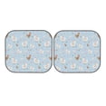 thumbnail image 5 of Lsque Funny Chicken 2 PCS Windshield Sun Shade | CarFoldable Window Covers | Car Accessories Reflect UV for Universal Cars SUV Truck | Small, 5 of 7