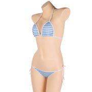 Vividxx Women's Bikini Sets Womens Micro Tanning Bikini Set Tiny Bra Thong Panty Bottom Extreme Swimsuit Summer Comfortable Vacation Beachwear