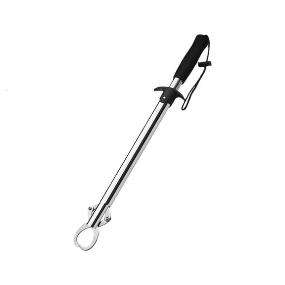 Fish Lip Grabber Fishes Clamp Fish Controller with Nonslip Handle & Lanyard, Stainless Steel Fishing Pliers Lip Grip