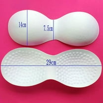Racing Butterfly A Pair Of Sew In BRA CUPS Pads Push Up Swimwear Dress Corset Soft Foam