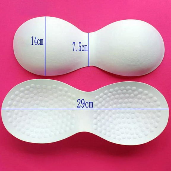 Racing Butterfly A Pair Of Sew In BRA CUPS Pads Push Up Swimwear Dress Corset Soft Foam