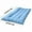 Sky Blue, variant on Qiweii Orthopedic Bed Sofa Pad - Soft Thick Plush Polyester Pet Mat with Non-Slip Rubber Bottom, Supportive Washable Cushion for Small Medium Large Dogs Cats, for Crate, Floor, Car
