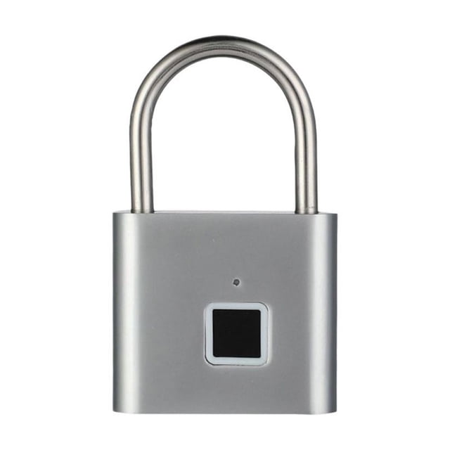 QAOlDH Fingerprint Padlo theft Waterproof Keyl Security Digital Charging Smart Padlo