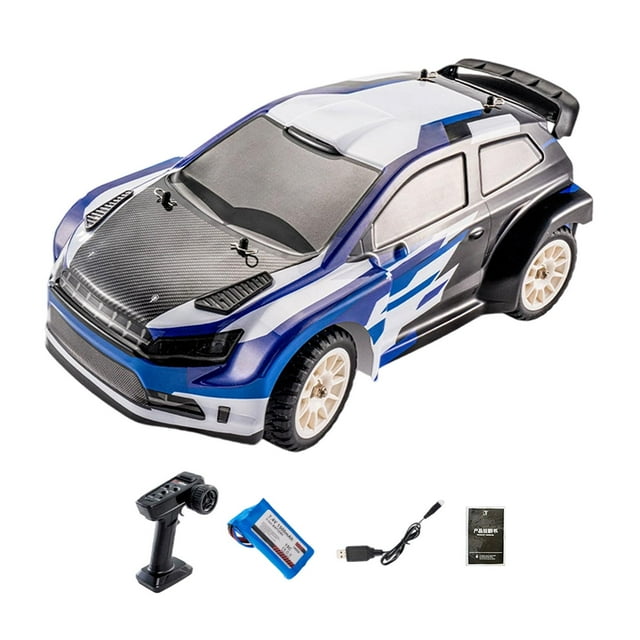 Coche teledirigido 1/12 con tracción en las cuatro ruedas, juguete eléctrico para aficionados, vehículo totalmente proporcional, juguete RC Estilo A