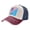 Navy And Red, variant on America Oklahoma Flag Baseball Cap Distressed Adjustable Vintage Cotton Denim Hat for Women Men