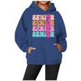 thumbnail image 2 of VBARHMQRT Sweat à Capuche pour Femmes, Col Rond Décontracté avec Poche, Saison Senior 2025, 2 of 3