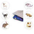 thumbnail image 2 of KAMEIOU Forro polar para jaula de cobayas, ropa de cama para animales pequeños, cama, chinchilla, rata, erizo, forro polar, conejo, medio oeste, conejillo de indias, jaulas, camas, mantas para mascota, 2 of 5