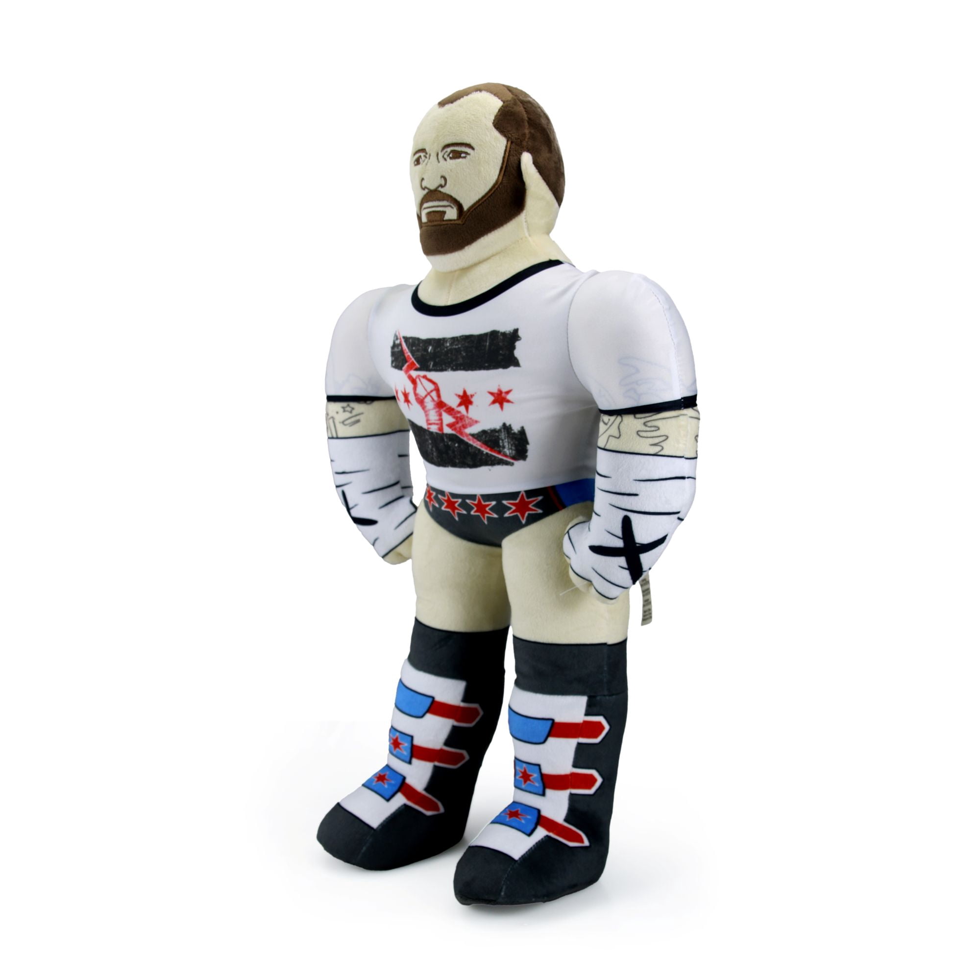 WWE 23" Full Body Plush "CM Punk", Stuffed Action Figure, Children Ages 3+