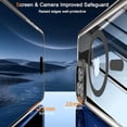 thumbnail image 6 of Magnetic Phone Case  for iPhone 13 Pro Max 6.7 inches with Yellowing Resistant & -Grade Protection [Compatible with Mag-Safe] for Men Wowen，Black, 6 of 14