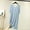 Light Blue, variant on Naittoop Women's Comfy Soft Nightgown Short Sleeve V Neck Loose Nightshirt Women Sleep Dress Sleepwear Casual Loungewear