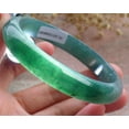 thumbnail image 6 of Icy Green Natural A JADE Jadeite Bangle Bracelet 59 mm 677350 TN, 6 of 13