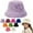 Light Purple, variant on Hat Winter Furry Hats Warm Thickened Fisherman Cap for Girls Mens down Hat