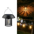 thumbnail image 6 of Meitianfacai Solar Powered Courtyard Light Vintage Edison Bulb Design Waterproof Outdoor Garden Lamp For Patio Pathway And Camping (Black), 6 of 8