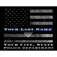 thumbnail image 6 of Police Thin Blue Line Flaf Frame Gift Retirement or Police Academy Graduation, 6 of 7
