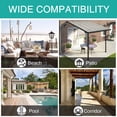 thumbnail image 6 of Pro Space Outdoor Curtains Tab Top Window Curtain, 6 of 7