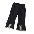 thumbnail image 2 of YTDSCS Toddler Kids Girls Spring Fall Flare Pants Bottoms Trousers Baby Flare Leggings 6M-6Y Infant Athletic Pants Casual Elastic Waist Bell Bottoms, 2 of 8
