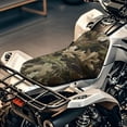 thumbnail image 4 of XYZCANDO Green Camo Forest Waterproof ATV Seat Cover Breathable Four Wheeler Motorcycle Seat Cushion Cover Comfort Compatible with Sportsman Rancher Foreman Scrambler, 4 of 7