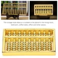 thumbnail image 6 of Mini Brass Abacus 9 Gears Chinese Math Calculating Tool 1.5in, Chinese Calculator Counting Tool, Mini Brass Abacus Decoration, for Kids Adult Collection, 6 of 8