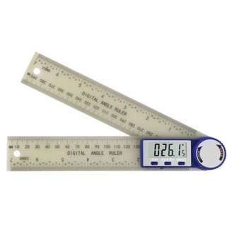 Stainless Steel Protractor 0-180° – Durable Angle Measuring Tool For Woodworking, Metalworking & Machining
