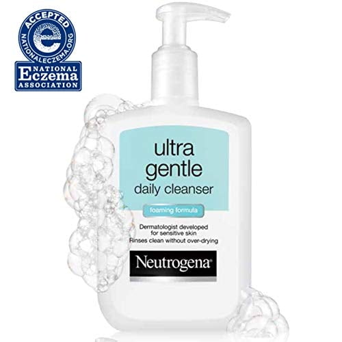 Limpiador Facial Diario Ultra Suave Neutrogena, Pieles Sensibles, No Aceite, No Jabón, Hipoalergénico, No Comedogénico, 12 fl. Oz x3