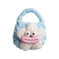 thumbnail image 3 of Funda para auriculares, bolsa para auriculares, bolsa para auriculares, bolsa para cambio tejida a mano de ganchillo azul, 3 of 8