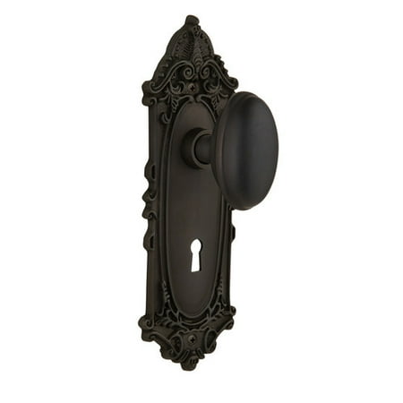 Nostalgic Warehouse Homestead Double Dummy Door Knob With Victorian Plate