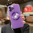 thumbnail image 5 of Magnetic for iPhone 14 Pro Max Phone Case, [Military Grade Drop Tested][Compatible with Magsafe] Camera Lens Protetion Translucent Matte Slim Case for iPhone 14 Pro Max Case (6.7"), Purple, 5 of 12