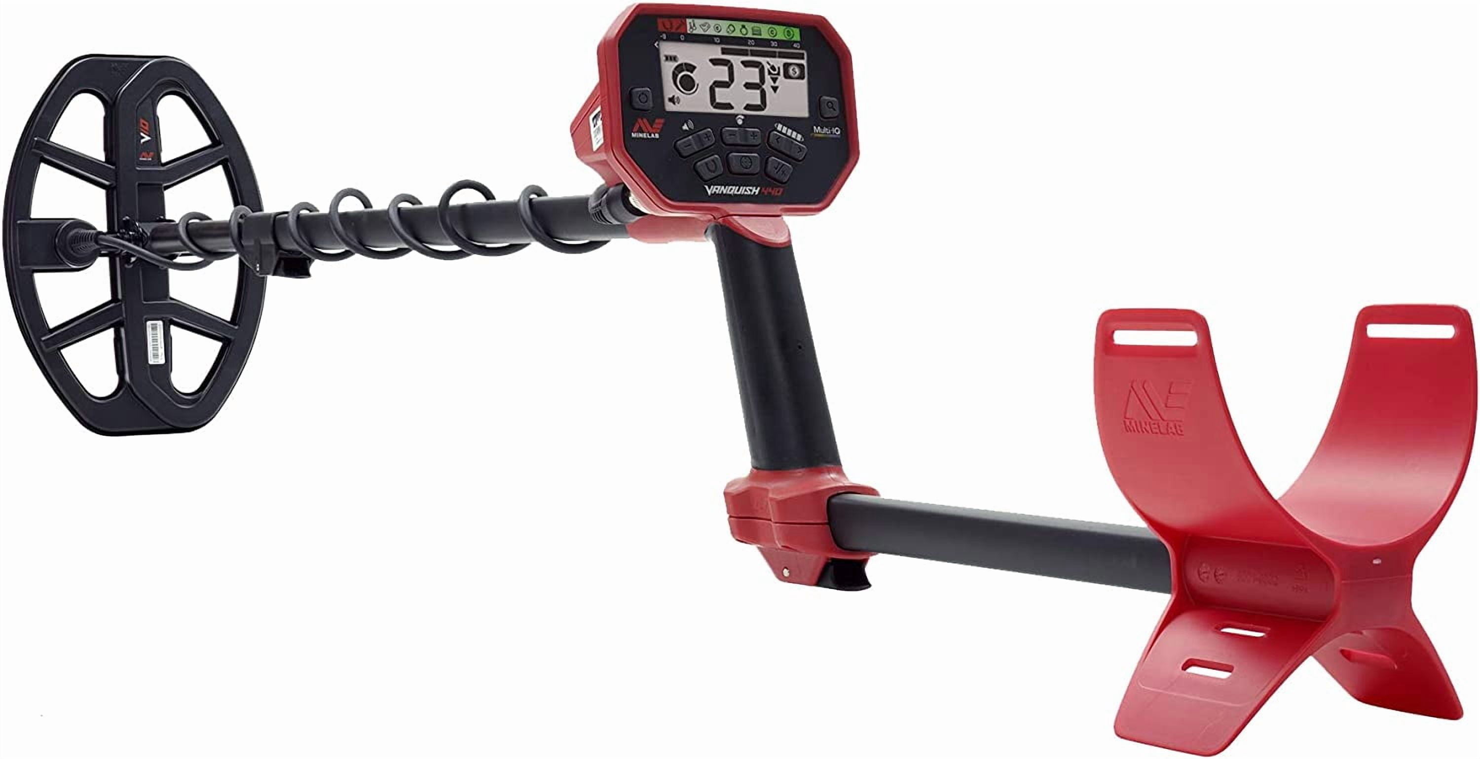 Minelab VANQUISH 440 Metal Detector with V10 10" x 7" Waterproof DD Coil & Pro-Find 35 Pinpointer