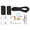 Silver, variant on NFTIGB Auxiliary Transfer Tank Connector Kit 11025 Heavy-Duty Gravity Fuel System Repair Set for F250 F350 Sierra Diesel Trucks Precision 1.5 inches / 3.81 cm Tee Clamp Assembly Silver Edition