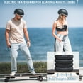 thumbnail image 4 of WOWGO Electric Skateboards Longboard with Top Speed 29MPH Dual 550W Motors for Adults Beginners Max Load 330LB, 105mm Honeycomb Wheels E Skate Board with 14.3Mile Long Range for Commute -2S MAX, 4 of 6